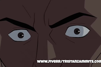 2d animated music video, cartoon animation, 2d anime game trailer, 2d short film