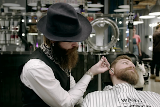 do cinematic video editing for barbers