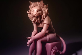 make furry art in 3d