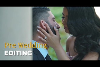 do pre wedding highlight video edit