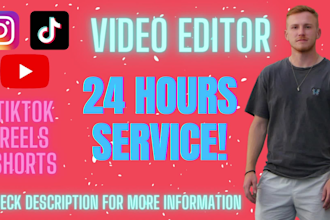 edit engaging tiktoks, instagram reels or youtube shorts