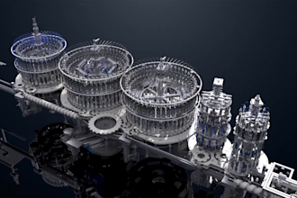 do technical industrial animation heavy machinery animation mechanism equipment