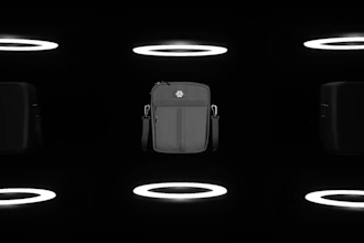 create 3d bag design 3d bag animation video launching video kickstarter product