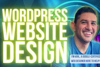 create a high converting wordpress website design, responsive and SEO friendly