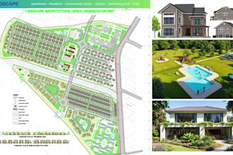 design urban landscape, resort landscape, campus landscape