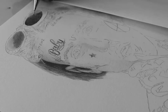draw a hyperrealistic graphite pencil art from your photo