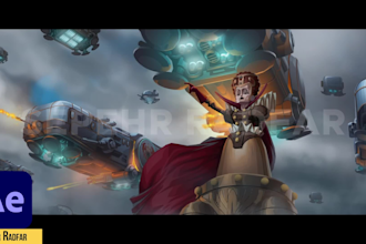 create epic animation from your artwork or poster, discount for the first 5order