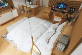 make realistic interior render for interior designer