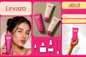 design luxury cosmetic logo and beauty brand identity