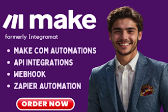 make com made com zapier automation integromat make com automation