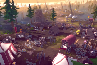 create a 3d game environment, game asset, terrain level design in unity or ue5