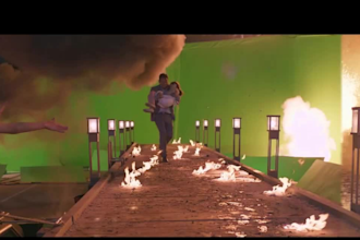 do vfx fire effect compositing, fire explosion, special effect, video editing