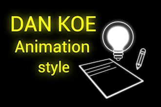 make a minimalist dan koe animation style for instagram reel