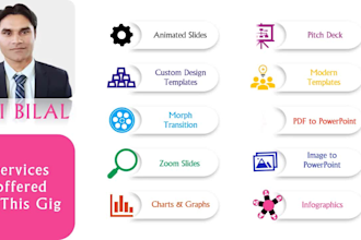 design modern, professional and morph presentation