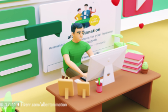 create custom 3d animation for animated explainer video