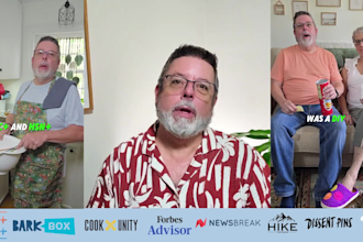 create instagram and tiktok ugc video ads as a mature male creator