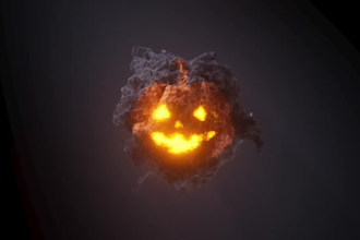 be a scary spooky monster creature halloween style character voice over