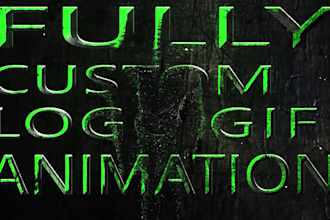 create logo animation, GIF and bonus