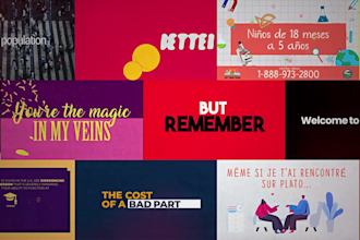 animate your lyric videos and kinetic typography text animations