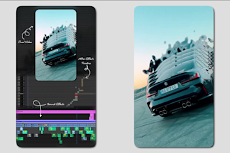 do cinematic speed ramp video editing for car and bike reels