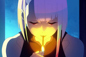 create 2d cartoon animated video, short film anime fighting, 2d music video