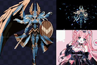 pixel character animation pixel art game assets, spritesheets, top down tilesets