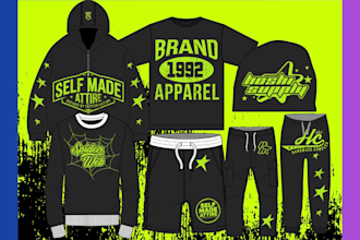make urban streetwear clothing  brand design