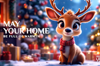 create an awesome 3d christmas and new year greeting video