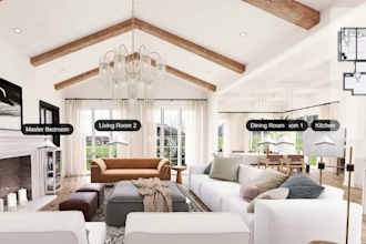 create interactive 3d interior design render