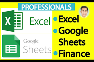 be google sheet, excel, finance partner