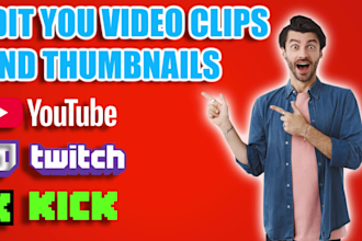edit you youtube, twitch and more videos