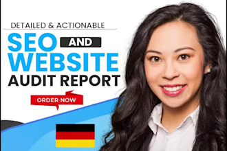 create an actionable in depth SEO audit report with video feedback