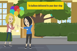 make 2d animated stories, kids cartoon, children book animation and stories