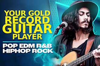 be your gold record guitar player