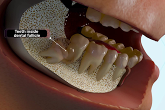 design 3d dental surgical teeth model crown bridge implant veneer gum dentures