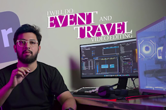 event and travel video editing