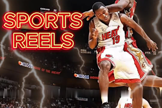 mix up sports highlights or edit instagram tiktok reels within 24 hours