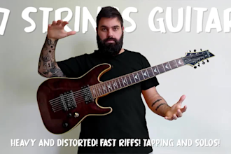 record heavy 7 strings guitar for your song