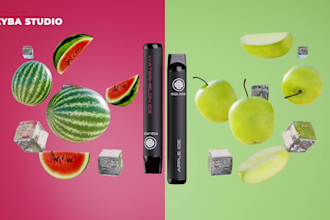 do 3d vape product animation, 3d vape animation, disposables, e liquid, gummies