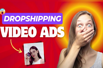 do creative dropshipping product facebook video ads promo video