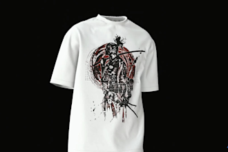 create 3d t shirt and hoodie mockup video animation