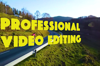 do professional video editing and youtube video editing