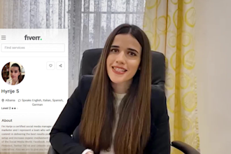 be your social media marketing manager and content creator