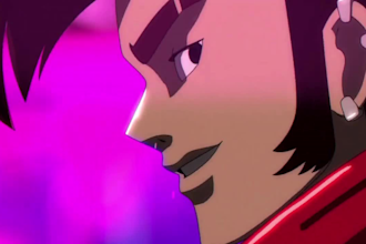 2d japanese anime style, cartoon music video, anime fighting video short 2d film