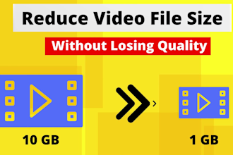 compress or reduce video file size without losing quality