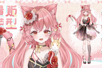design vtuber model design, anime style art and  vtuber rigging for streaming