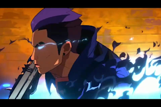 2d animated music video,2d music video visualizer,2d frame to frame animated vid