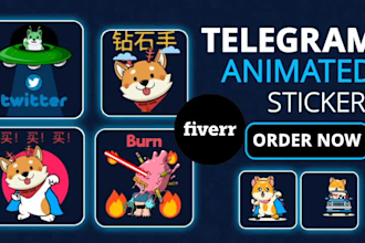 create and animate telegram stickers and telegram stickers package