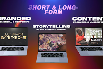 create church event promo, worship videos for youtube and socials