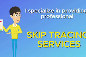 provide accurate bulk skip tracing for real estate and llc leads
